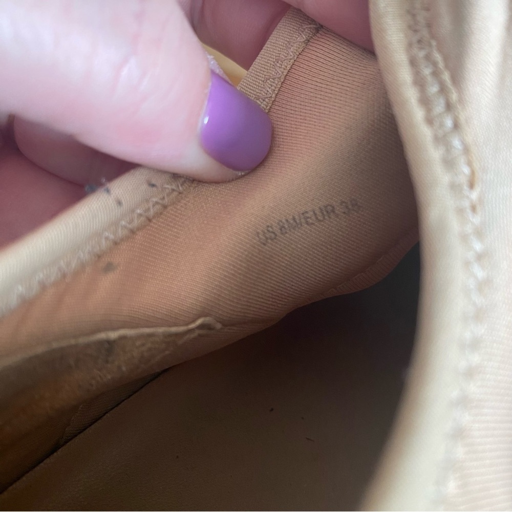 Vince Galvin Tan Pink Leather Suede Sneakers 8 - Picture 15 of 15